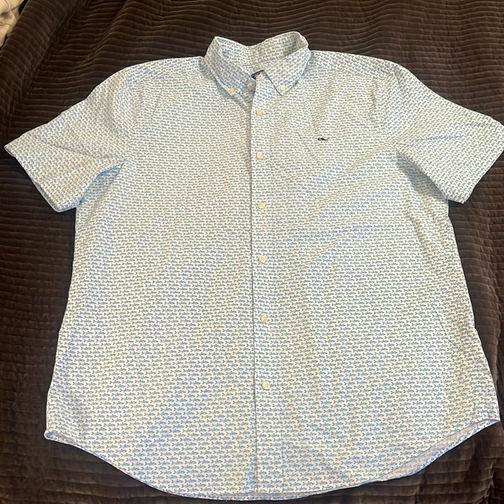 Men’s vineyard vines short sleeve button up